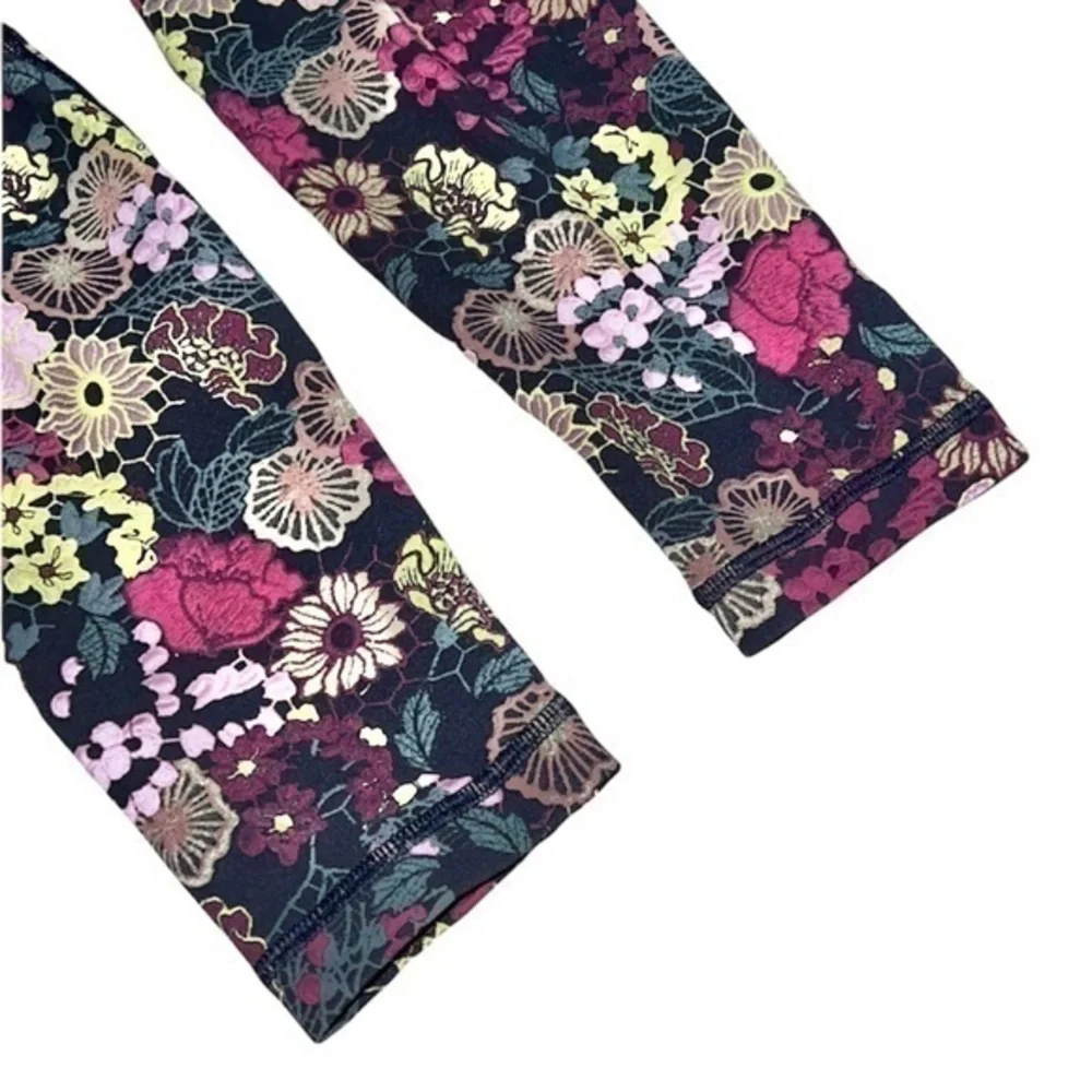 Lululemon‎ Wunder Under Flurolace Multicolor Floral Allover Print Leggings